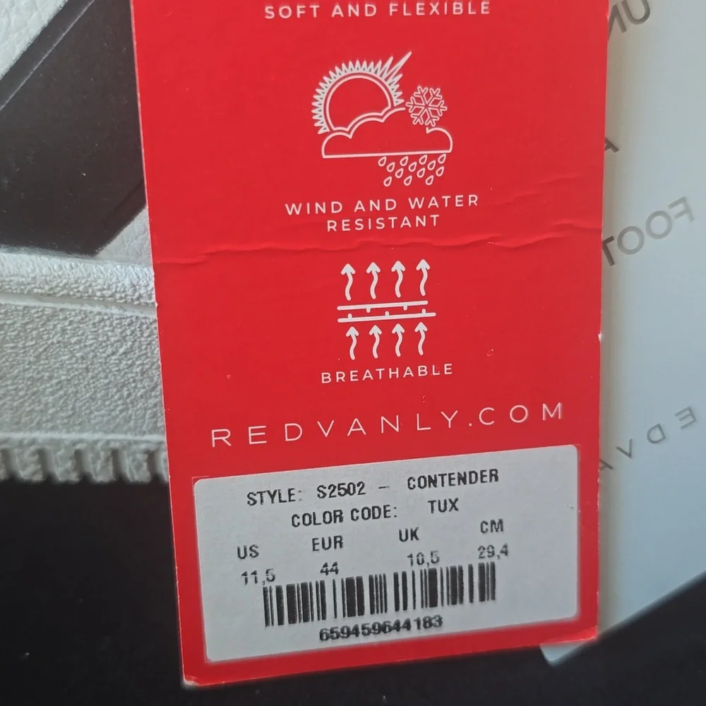 Redvanly Bright White/Tuxedo Black  Contender Sneaker